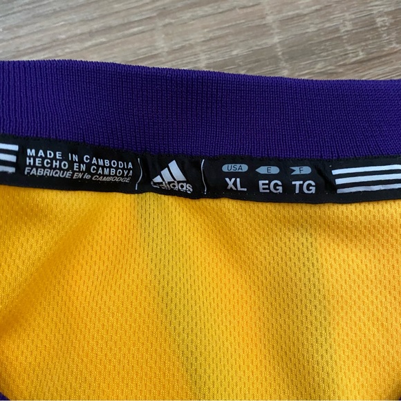 Adidas Men's NBA Los Angeles Lakers Kobe Bryant XL Jersey - Picture 3 of 12